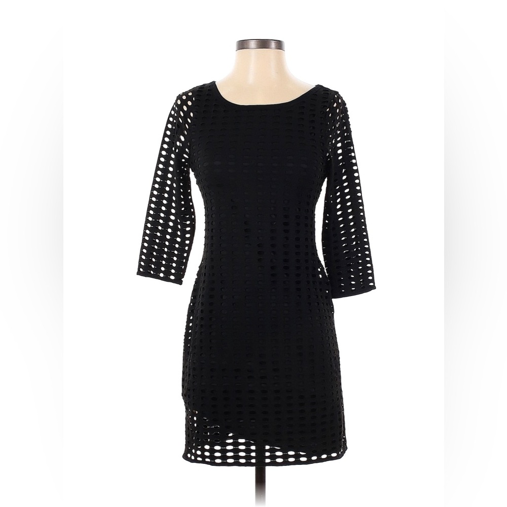 Black Express Fish Net Dress NWT